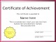 4 Templates for Certificates for Volunteers