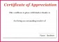 6 Templates for Teacher Appreciation Certificate