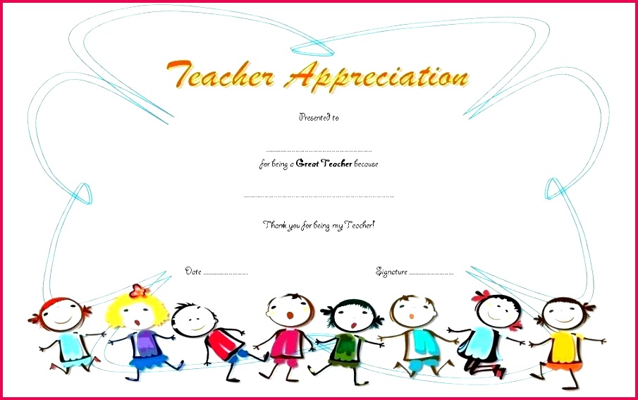 printable teachers appreciation week certificates awards templates teacher funny thank you for best award template