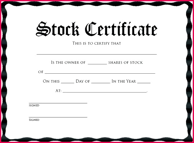 free stock certificate template corporate certificates good share word south africa