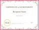 5 Word Templates Certificate Of Achievement
