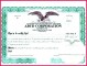 3 Free Corporation Stock Certificate Template