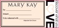 3 Gift Certificate Templates for Mary Kay