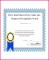 3 Service Award Certificate Sample