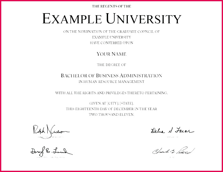 college degree certificate sample and graduation template best masters free 4 ye